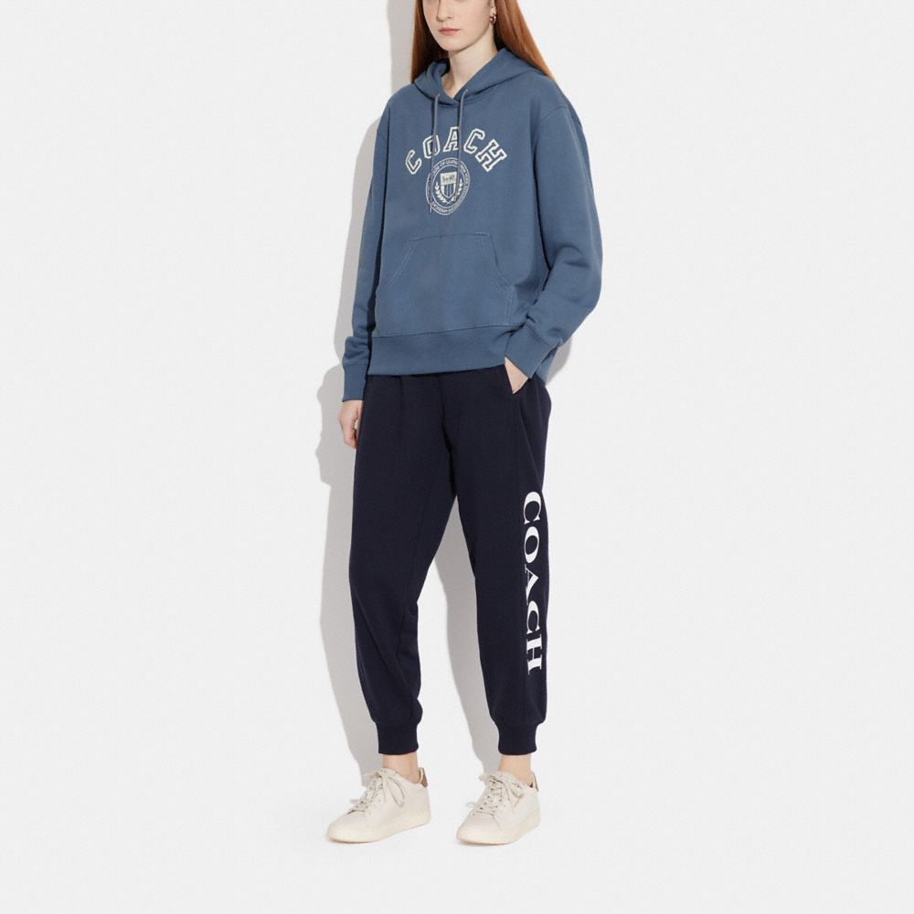 COACH VARSITY C HOODIE スウェット パーカー-