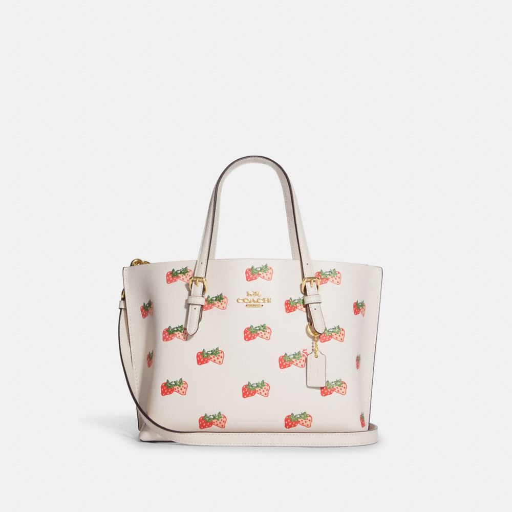 COACH® | Mollie Tote 25 With Strawberry Print