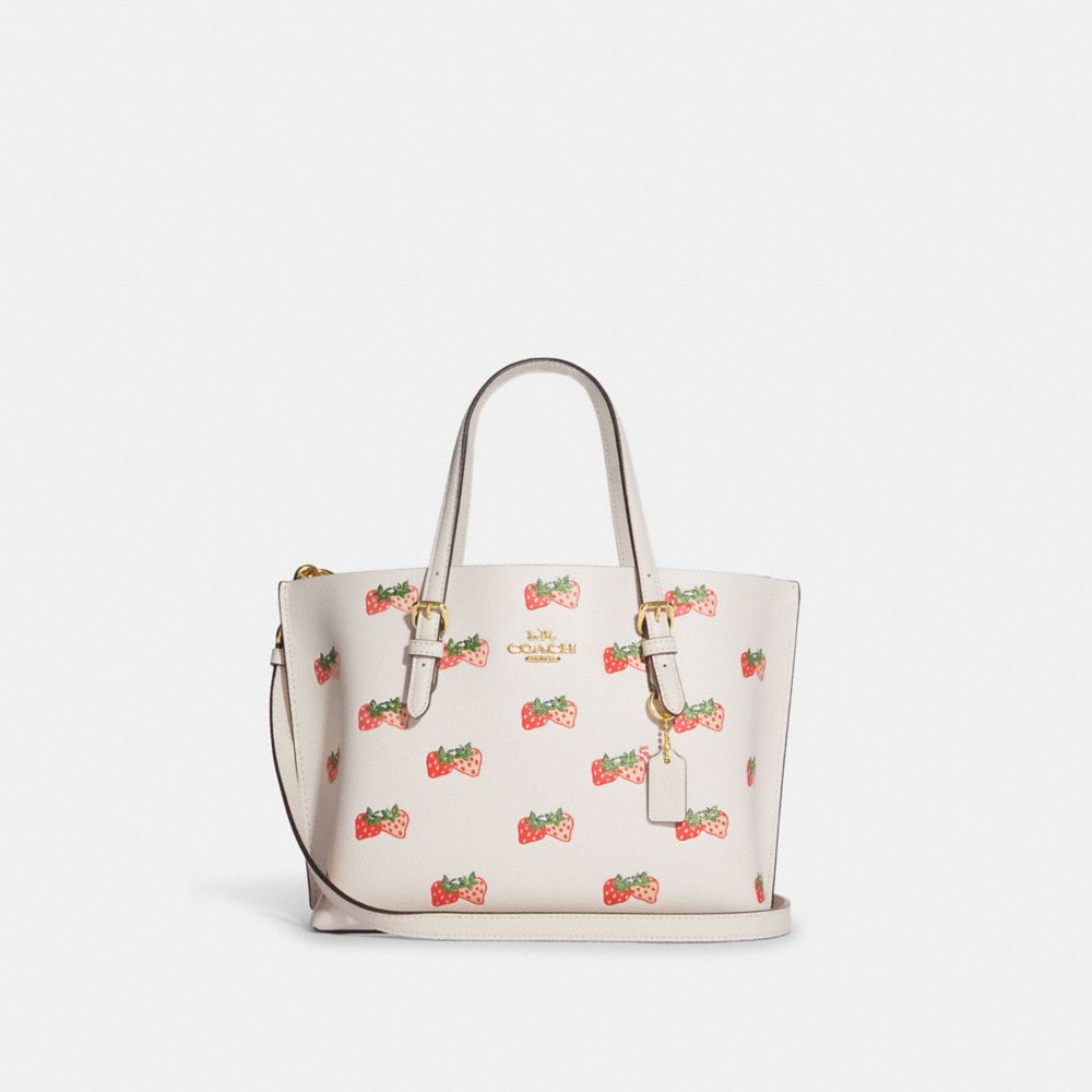 COACH® | Mollie Tote 25 With Strawberry Print