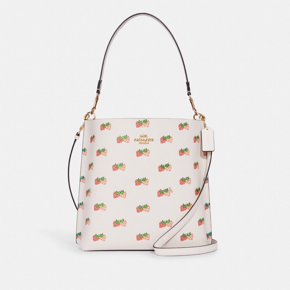 COACH OUTLET® | Mollie Bucket Bag With Strawberry Print