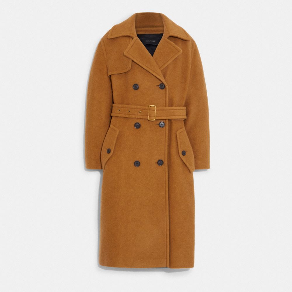 COACH® Wool Trench