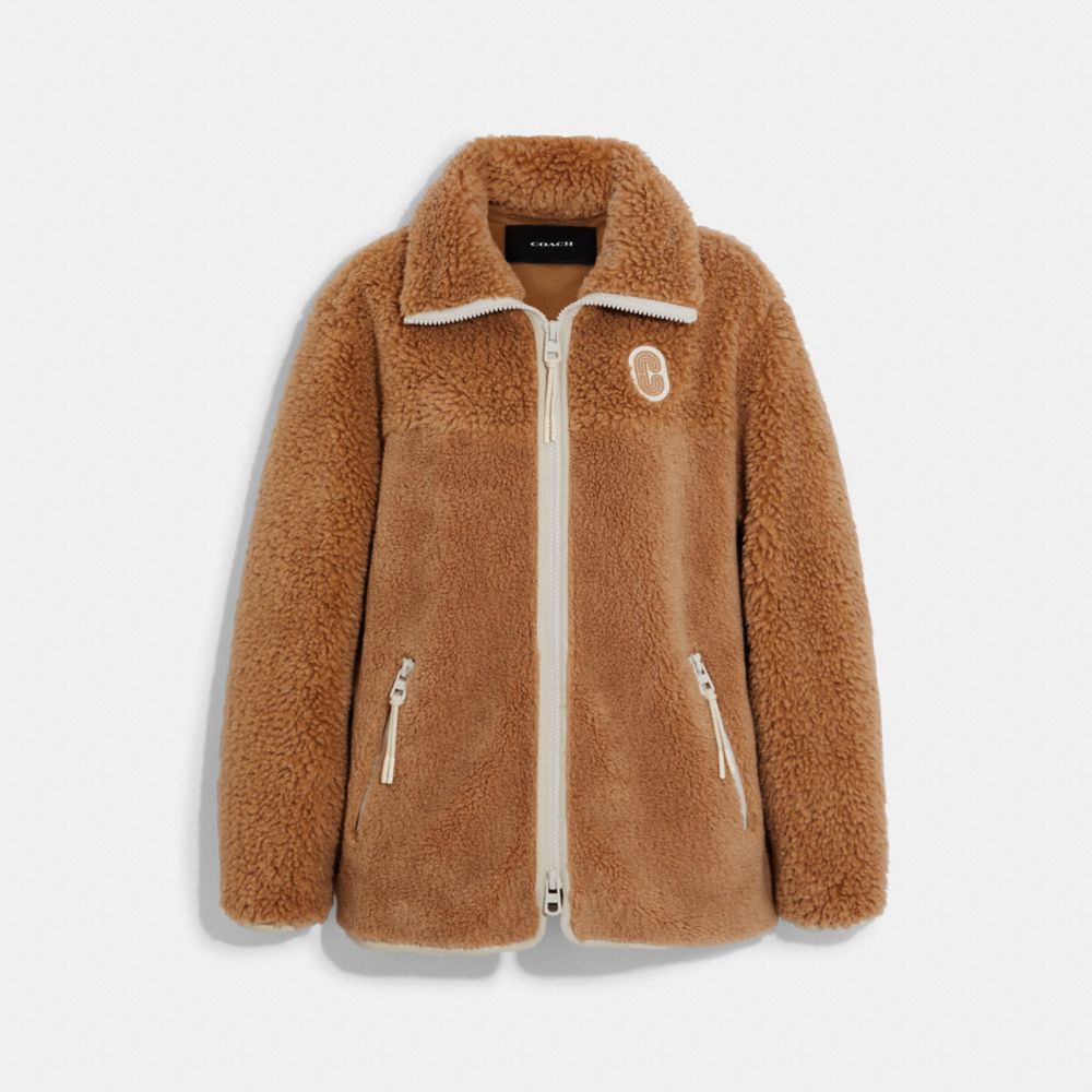 COACH® | Tonal Sherpa Zip Up