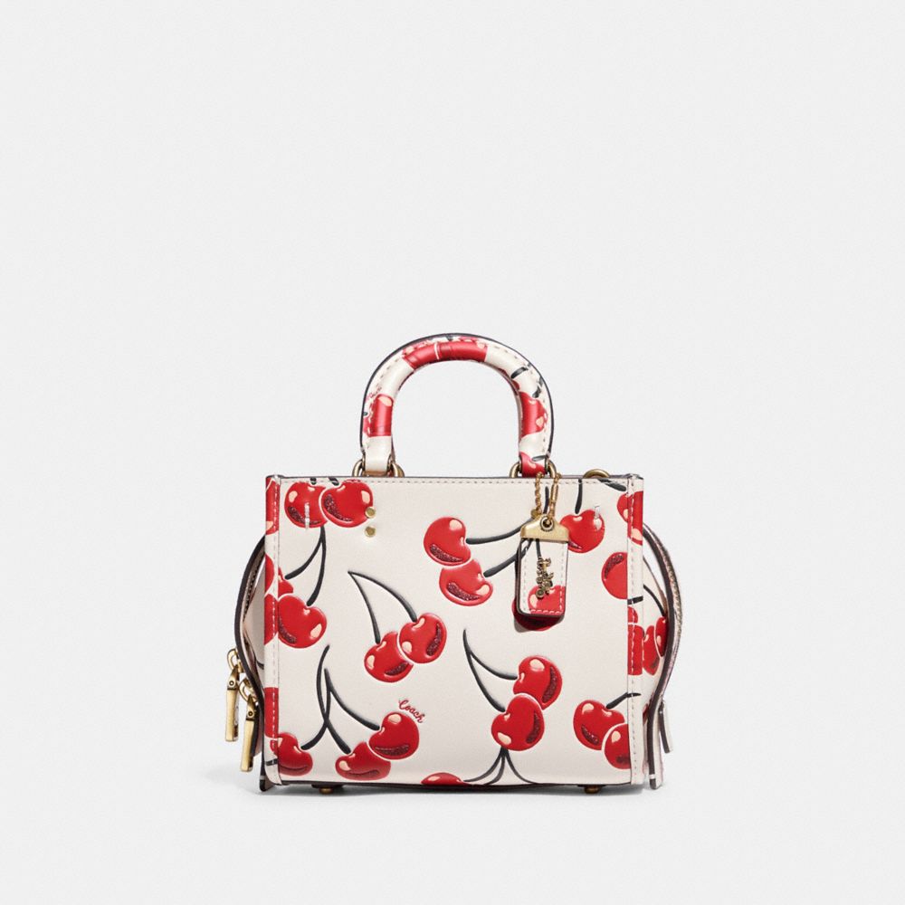 Coach cherry purse 