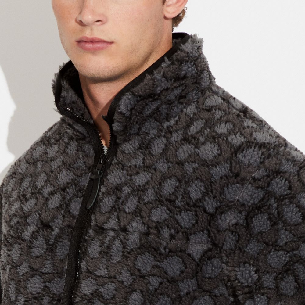 海外最新 COACH シグネチャー ボア フリースジャケット econet.bi