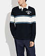 COACH®,RUGBY SHIRT,cotton,Midnight Navy,Scale View