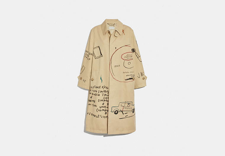 Coach X Jean Michel Basquiat Trench Coat