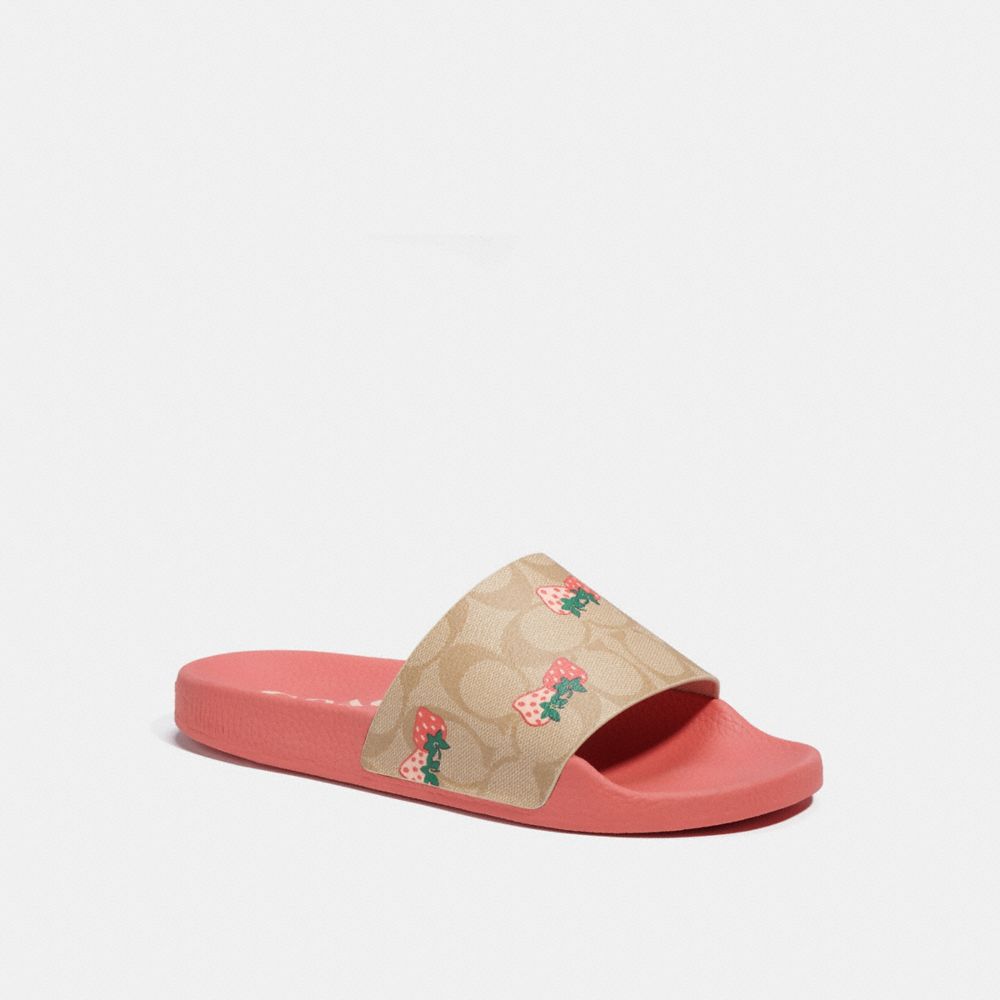 COACH® | Uli Sport Slide With Strawberry Print