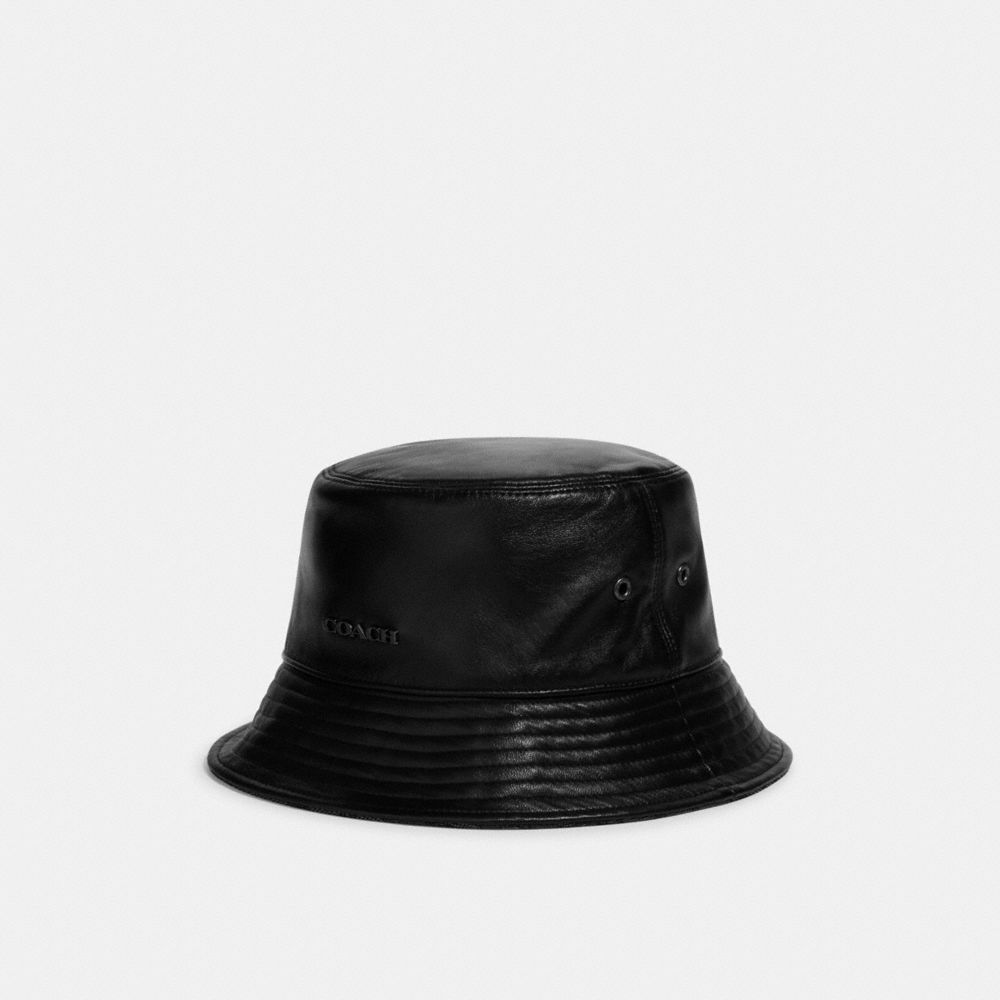 COACH® | Leather Bucket Hat