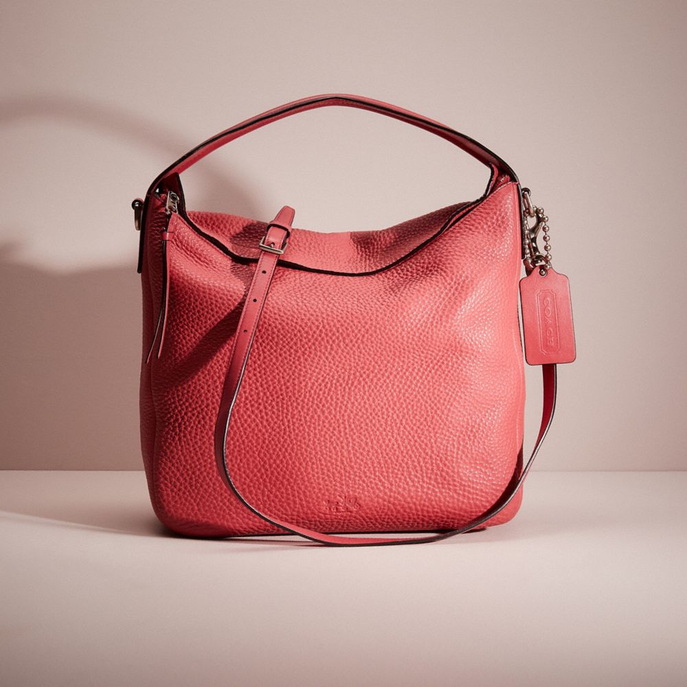 Coach Restored Bleecker Sullivan Hobo In Ak/loganberry