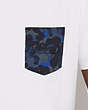 Solid Camo Printed Pocket T Shirt In Organic Cotton