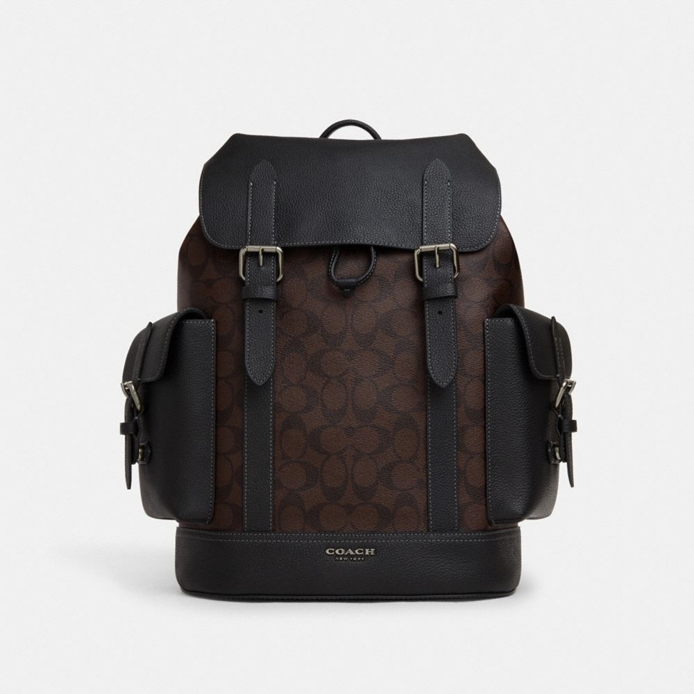 COACH® | Hudson Backpack In Signature Canvas