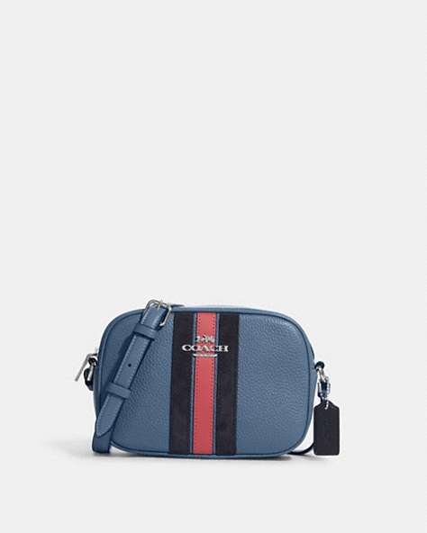 Mini Jamie Camera Bag With Varsity Stripe
