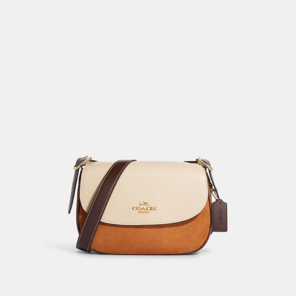 COACH® Macie Saddle Bag In Colorblock