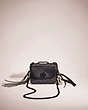 【UPCRAFTED】マディソン ショルダー バッグ 16・シグネチャー キャンバス・リベット, ﾏｯﾄ ﾌﾞﾗｯｸ/ﾁｬｺｰﾙ ﾌﾞﾗｯｸ ﾏﾙﾁ, Product