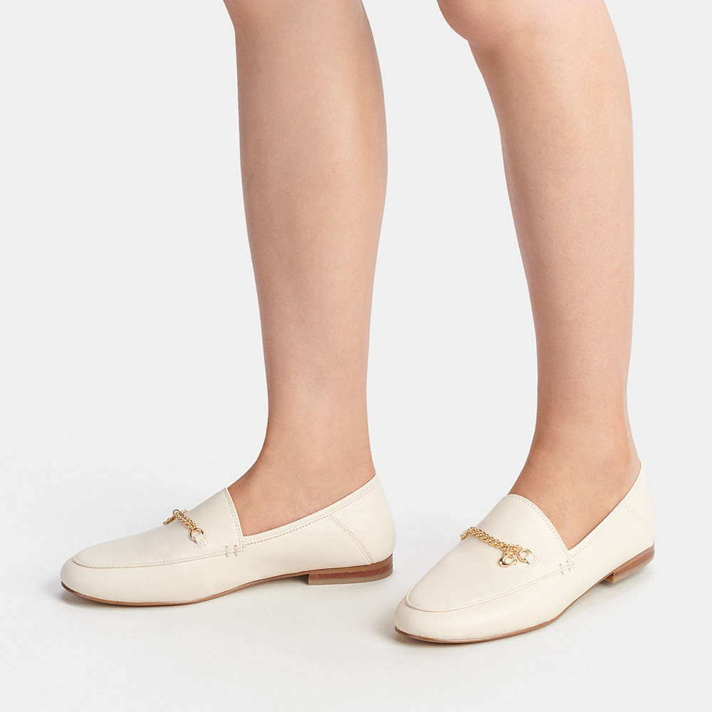 Shop Coach Hanna Loafer In White
