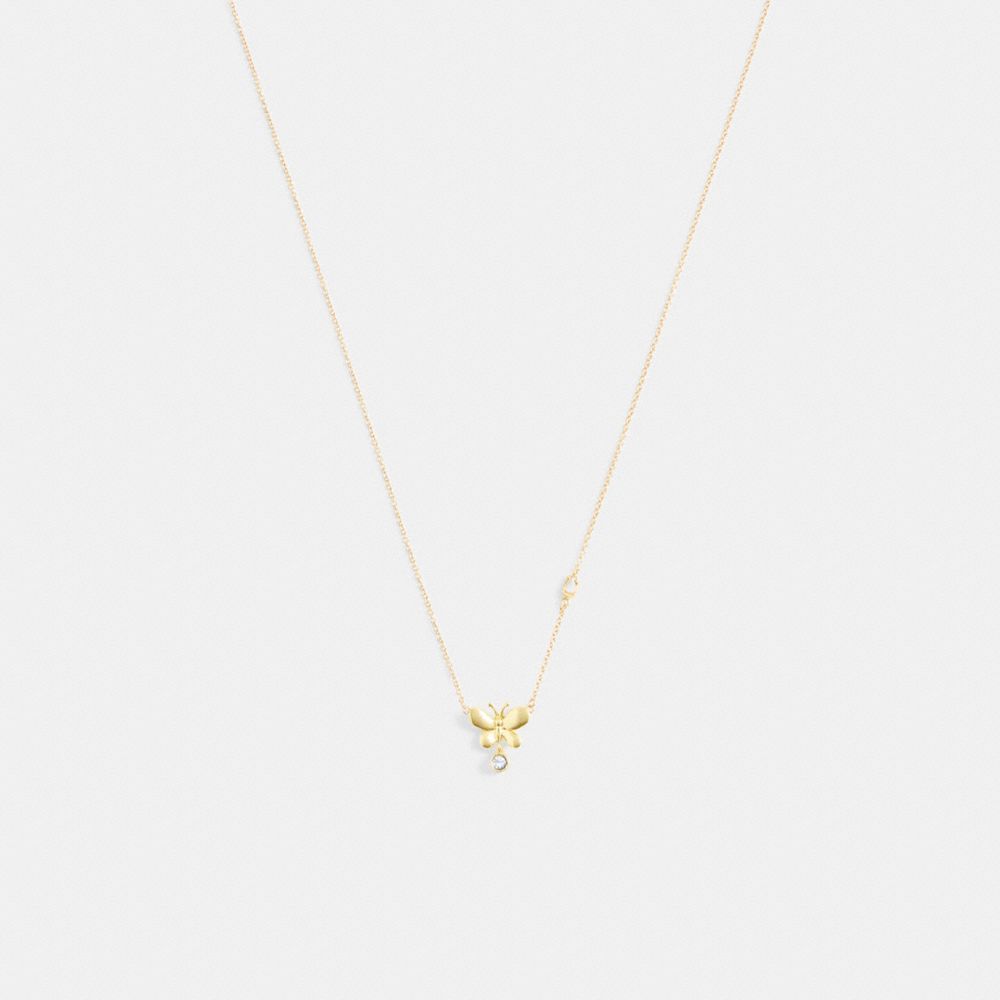 Butterfly Stone Pendant Necklace, ProductTile