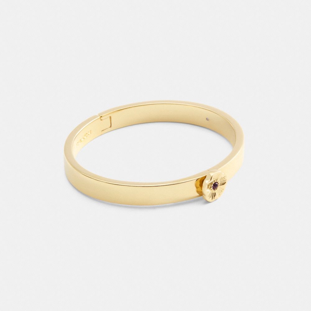 Tea Rose Hinged Bangle, ProductTile