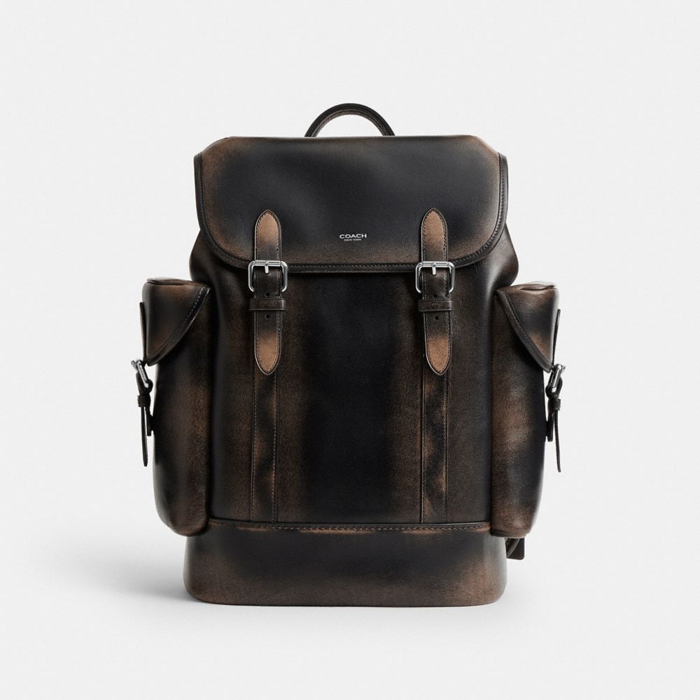 Hitch Backpack In Loved Leather | COACH®