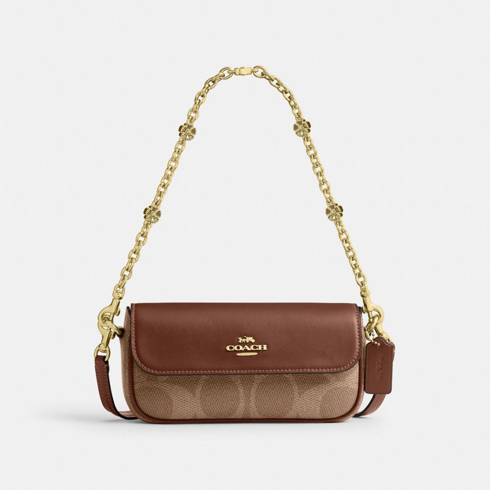 Hailey Flap Bag In Signature Canvas, ProductTile