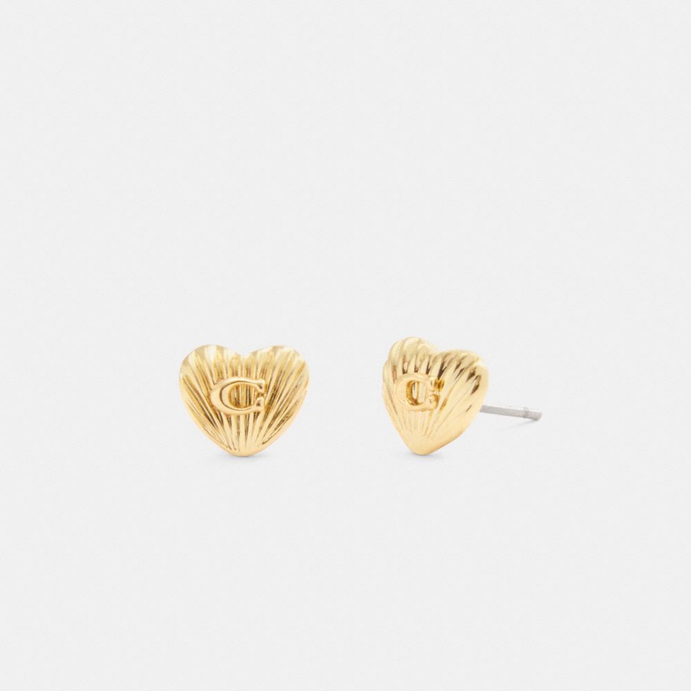 Signature Heart Stud Earrings, ProductTile