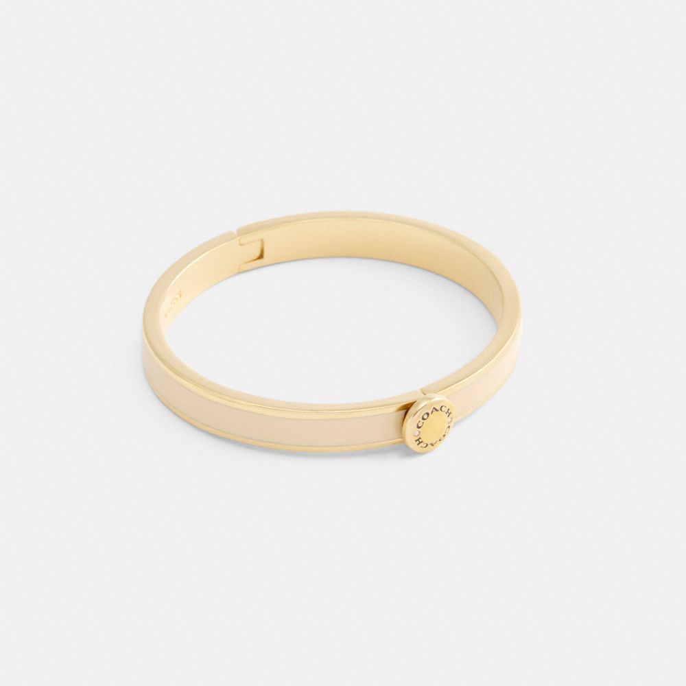 Coach Rivet Enamel Hinged Bangle, ProductTile