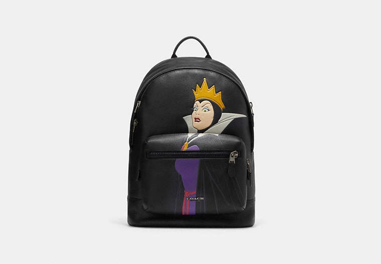 Disney X Coach West Backpack With Evil Queen Motif