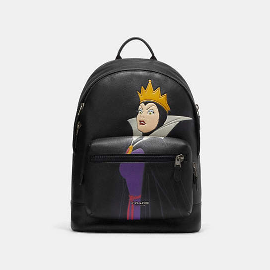 COACH® | Disney X Coach West Backpack With Evil Queen Motif