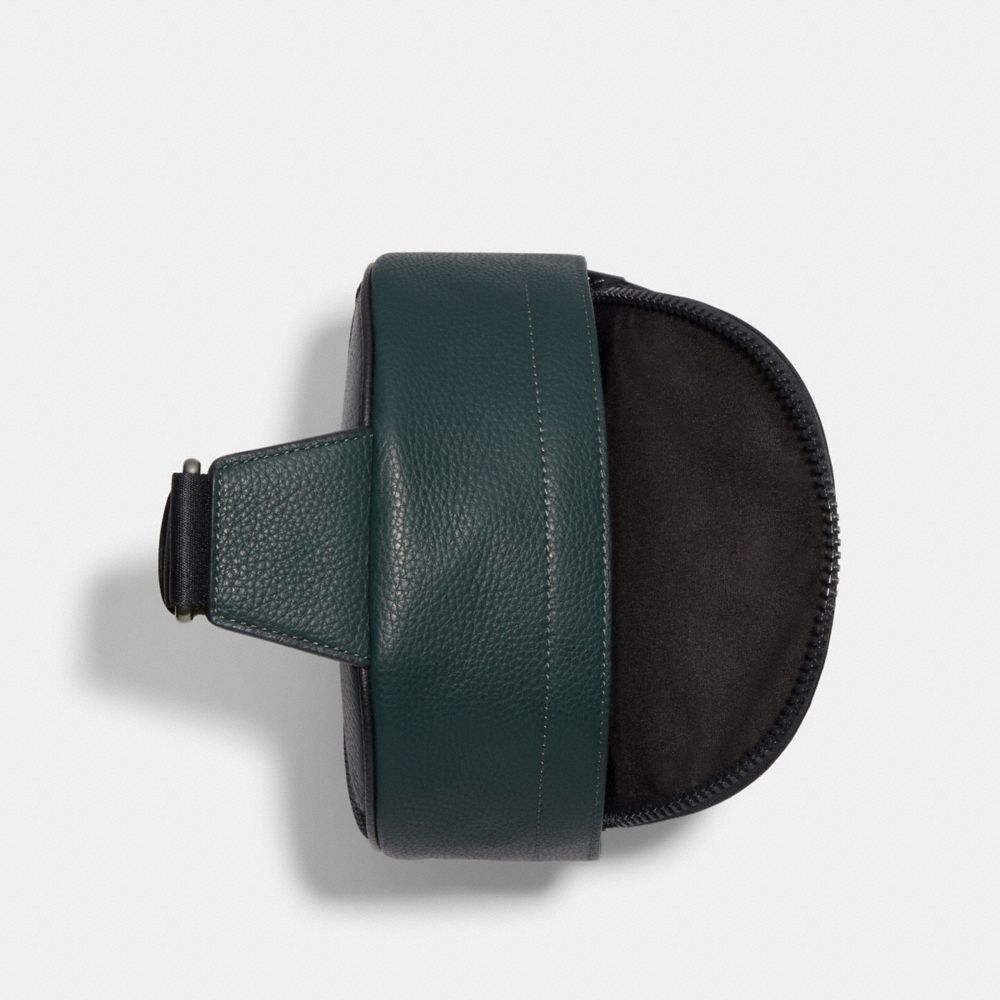 COACH®,Disney X Coach West Pack With Maleficent Dragon Motif,,Inside View,Top View