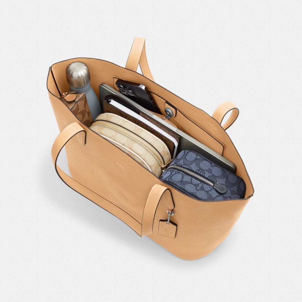 COACH®,Cameron Tote Bag,,Inside View, Top View