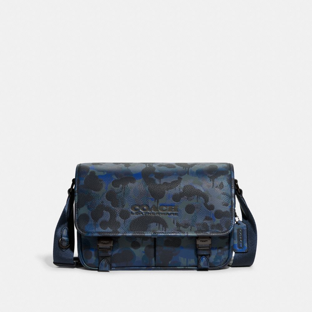 COACH® League Messenger Bag With Camo Print