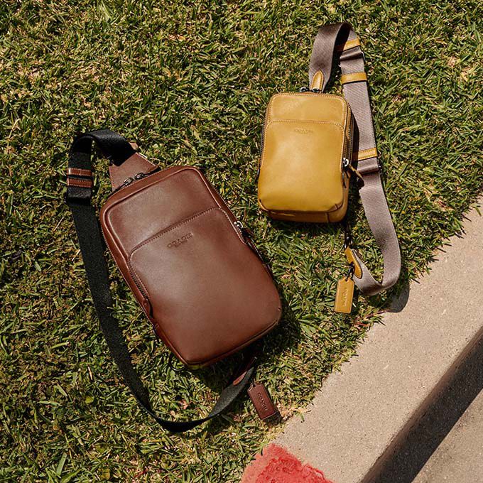 COACH Leather Sling Pack