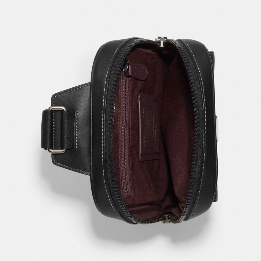 COACH®,Disney X Coach Track Pack In Signature Canvas With Patches,,Inside View,Top View