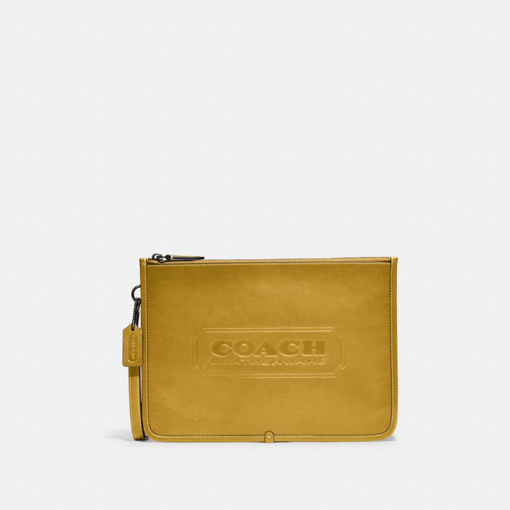 Charter Pouch With Coach Badge