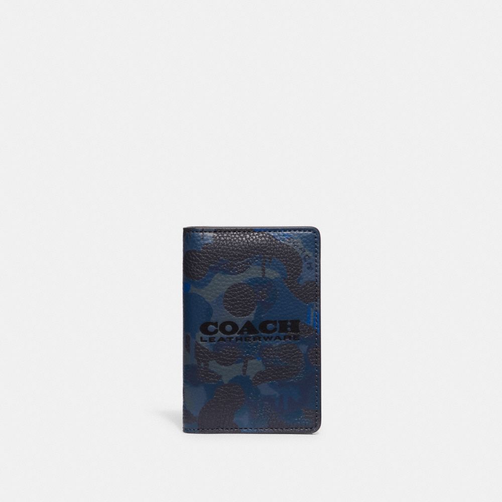 Card Wallet With Camo Print | COACH®