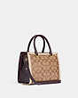 COACH®,GRACE CARRYALL IN SIGNATURE CANVAS,Signature Coated Canvas,Large,Im/Khaki/Ivory Multi,Angle View