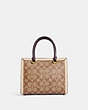 COACH®,GRACE CARRYALL IN SIGNATURE CANVAS,Signature Coated Canvas,Large,Im/Khaki/Ivory Multi,Back View