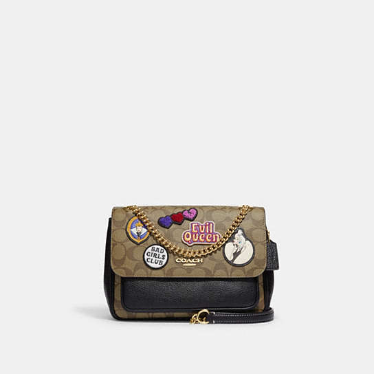 COACH® | Disney X Coach Klare Crossbody 25 In Signature Canvas With Patches
