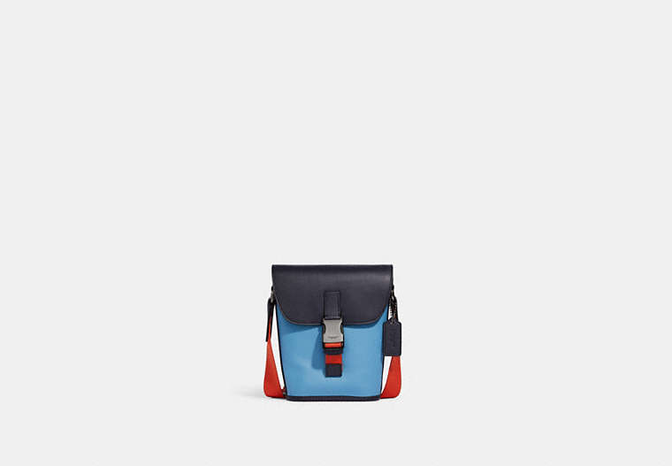 Track Small Flap Crossbody In Colorblock