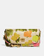 Sunglass Case Bag Charm With Floral Print