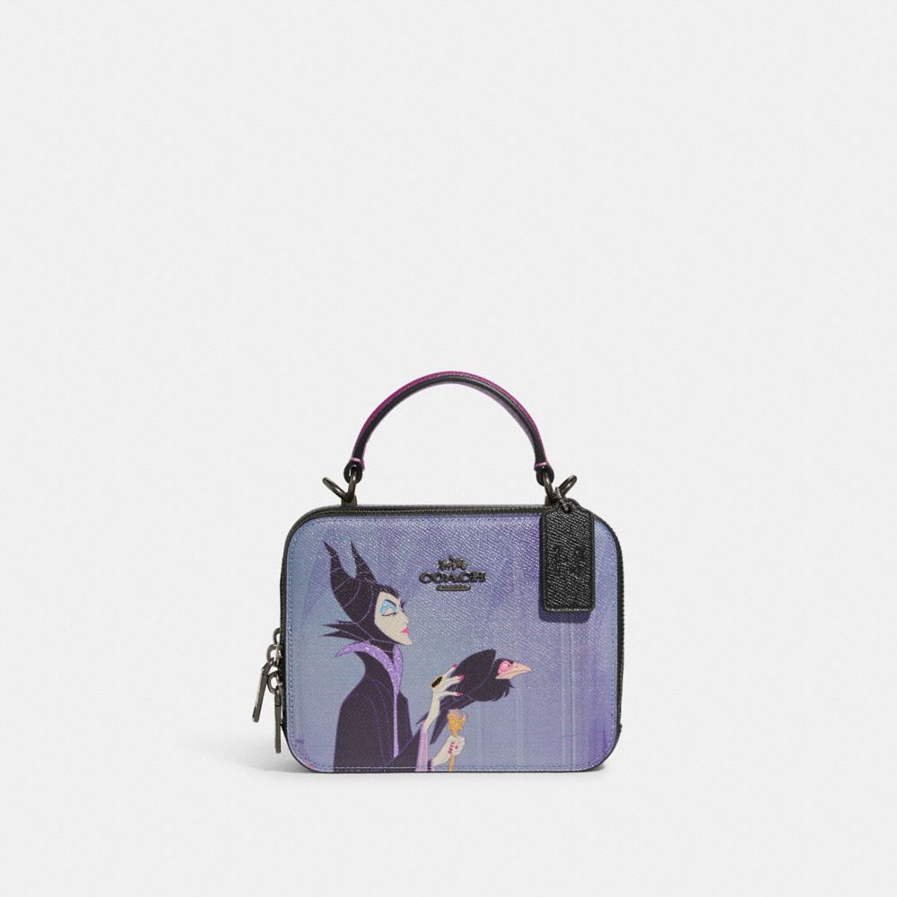 Porté-croisé carré Disney X Coach avec motif Maleficent
