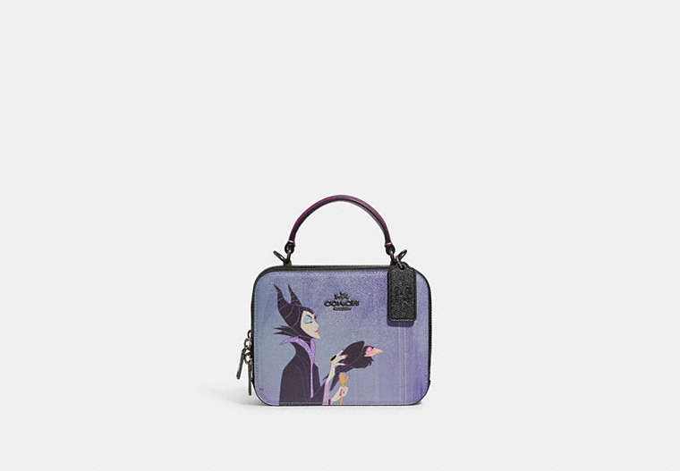 Porté-croisé carré Disney X Coach avec motif Maleficent