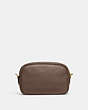 COACH®,CAMERA BAG,Pebble Leather,Small,Brass/Dark Stone,Back View
