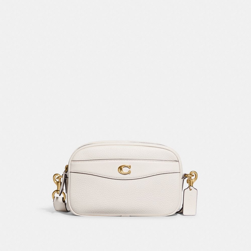 Coach Camera Bag In Brass/chalk