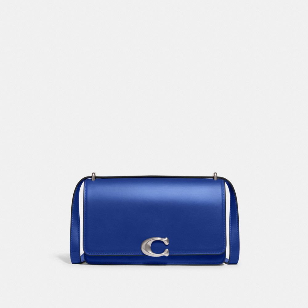 Coach Bandit Shoulder Bag In Silver/sport Blue