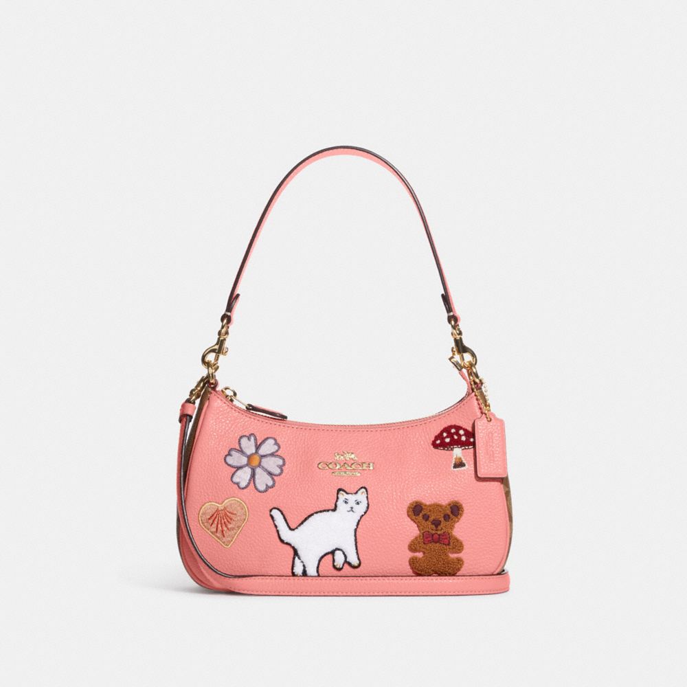 COACH® Teri Shoulder Bag With Creature Patches