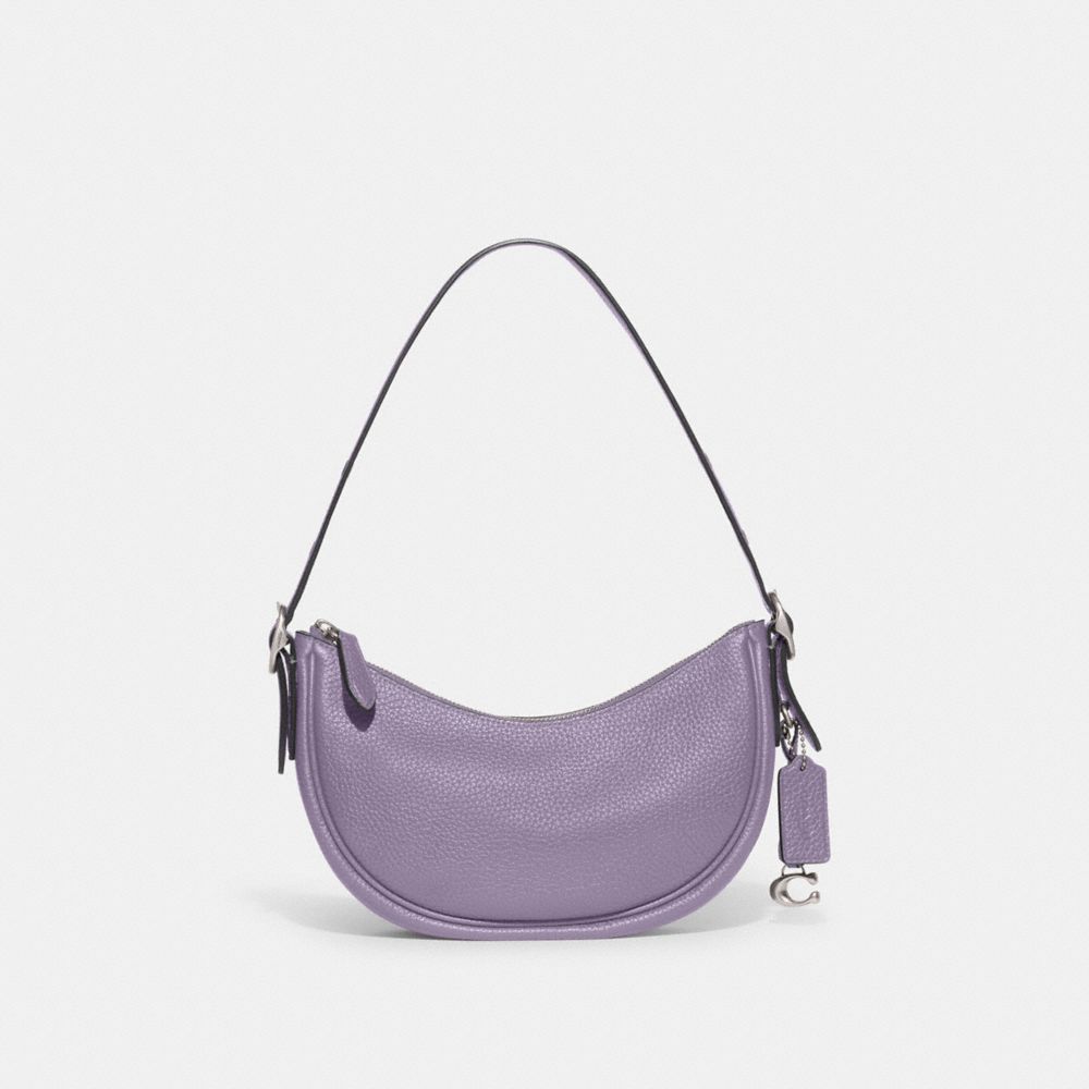 Coach Luna Shoulder Bag In Silver/light Violet