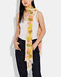 フローラル プリント オブロング スカーフ, ｲｴﾛｰ/ﾋﾟﾝｸ, Product