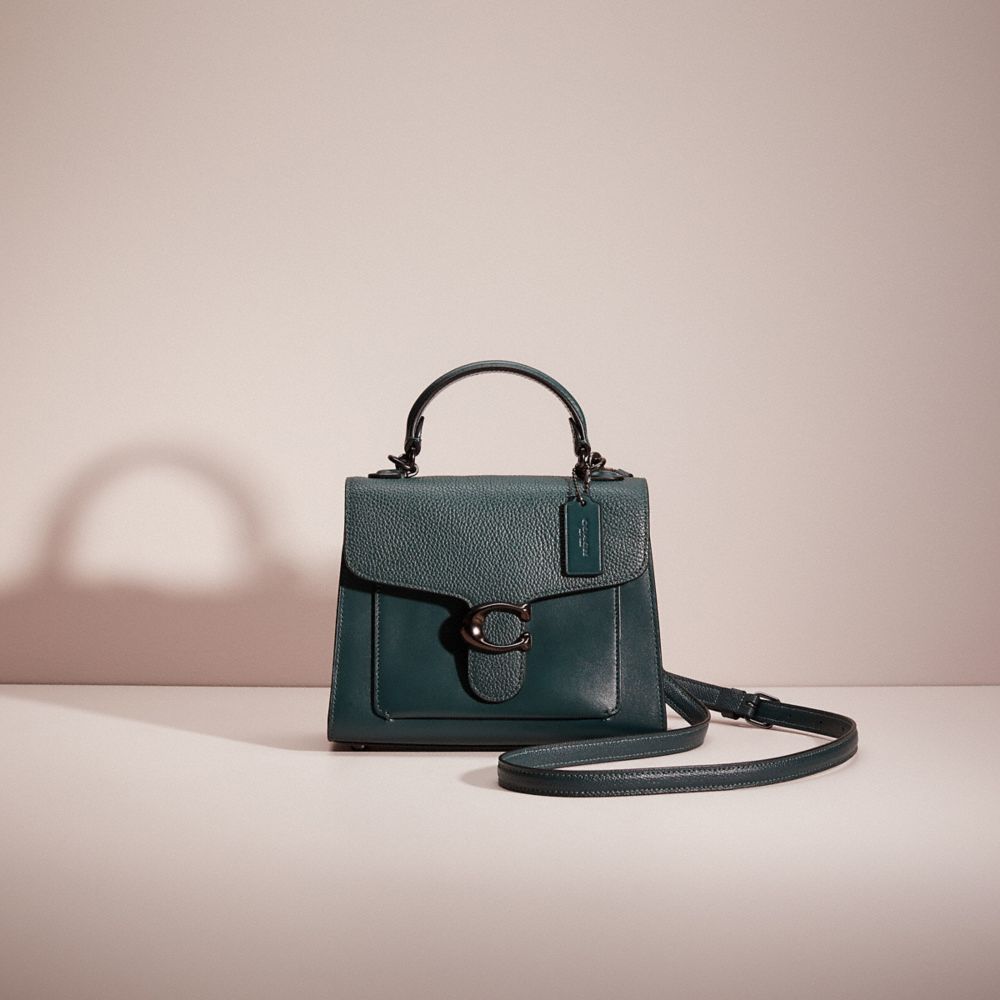Coach Restored Tabby Top Handle 20 In Pewter/forest ModeSens