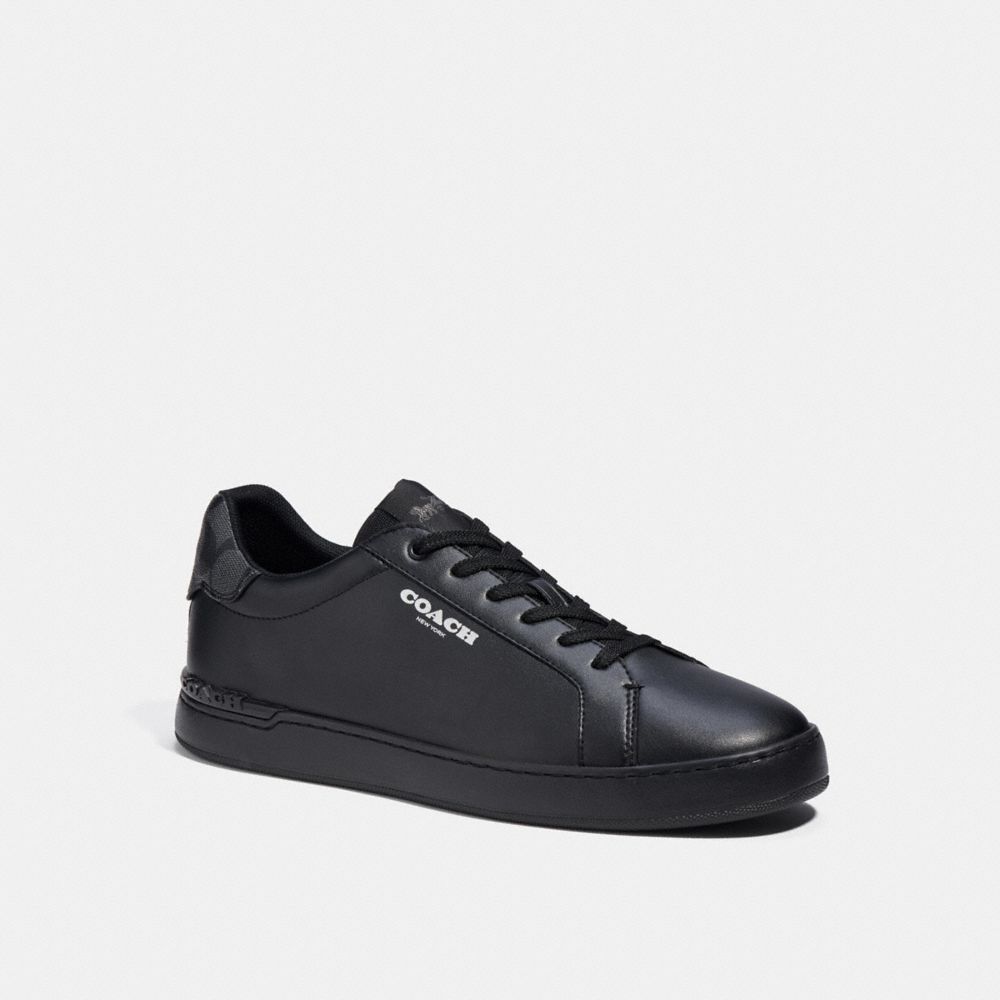 Coach, Shoes, Coach Men Shoes Size Skate Slip On Signature Sneaker New  Black