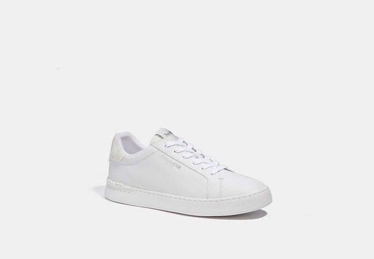 Clip Low Top Sneaker With Signature Canvas